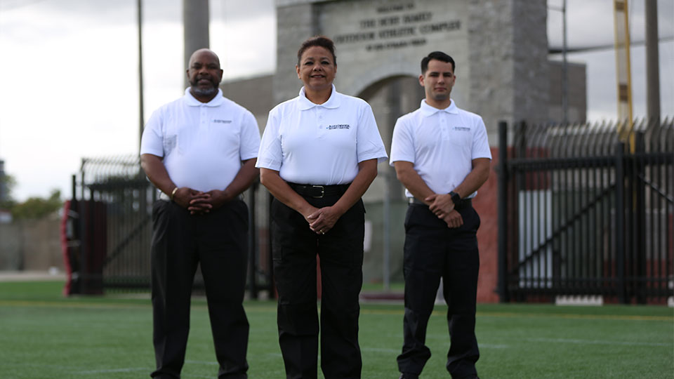 Smiling Security Guards