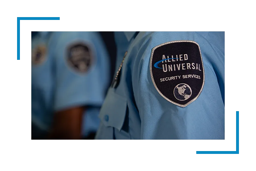 Allied Universal shoulder badge