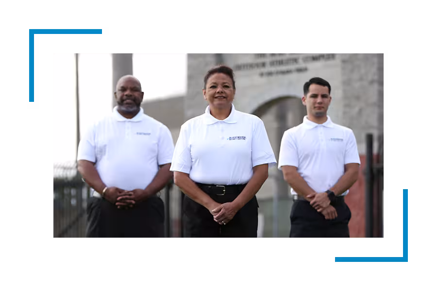 three security guards